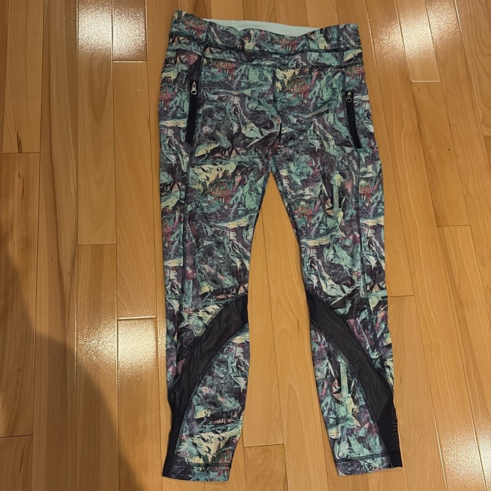 Lululemon Inspire Tight II *Full-On Luxtreme (Mesh) Iridescent Multi - size 8